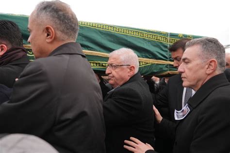 Milli Savunma Bakanı Yaşar Güler'in babası son yolculuğuna uğurlandı